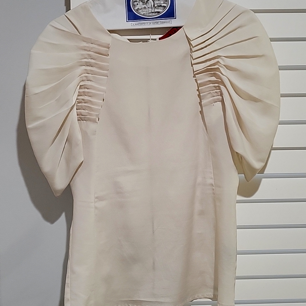 Cream blouse
